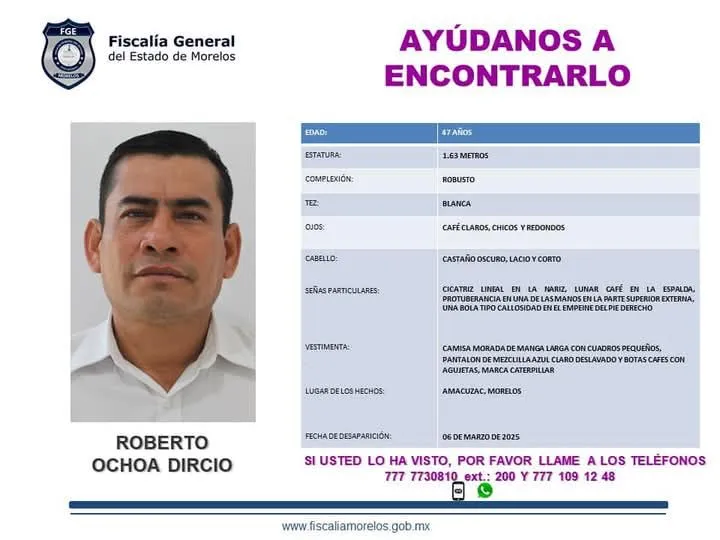 Un regidor desapareció… y el Cabildo siguió sesionando: un año sin respuestas en Amacuzac