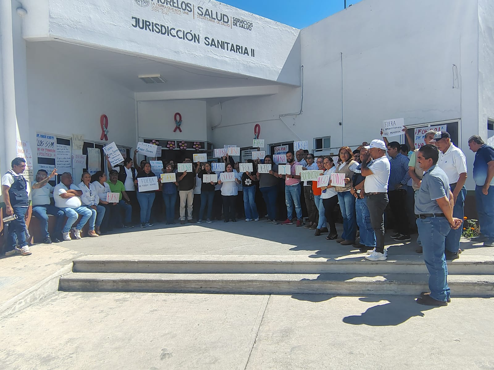 Brazos caídos en Salud Morelos: sindicato anuncia ampliar protesta y Magadán denuncia amenazas